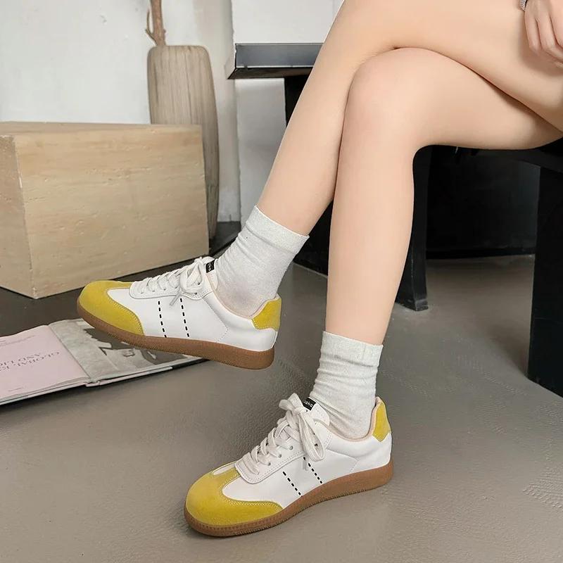 2024 Hot Selling Vulcanized Shoes Casual Sports Flat Shoes Women's Training Women's Sports Fashion Shoes Zapatos Mujer
