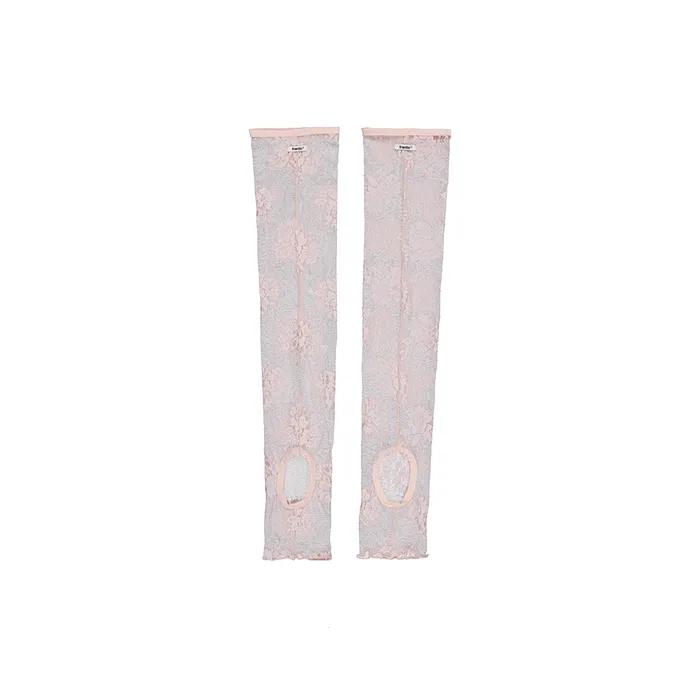 Lace Leg Warmers - Pink