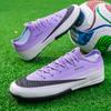 High Quality No-lace Mens Football Boots FG/TF Boys Turf Training Soccer Cleats Non Slip Football Shoes 35-45