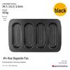 4-Linked Perforated Baguette Baking Pan