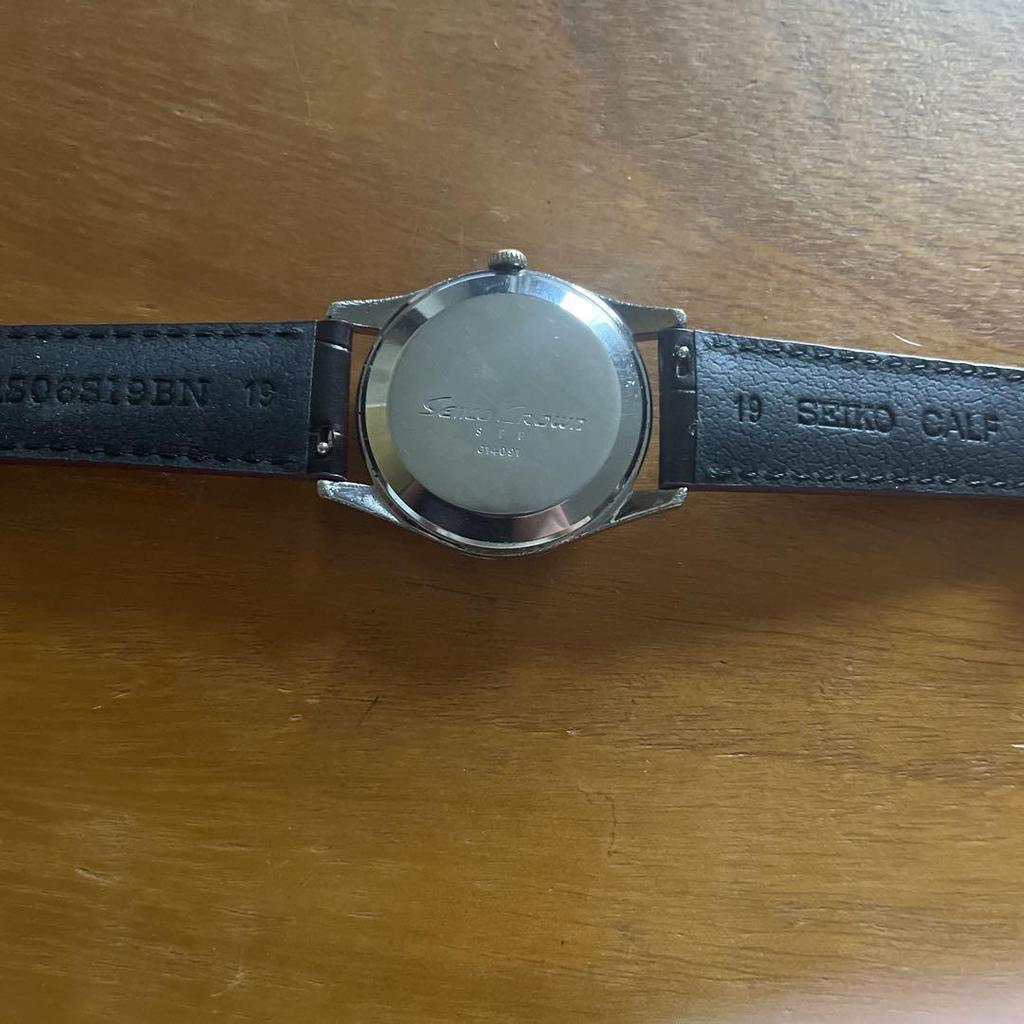 [USED] Seiko Crown Gold Movement STP with SEIKO Leather Strap, Working