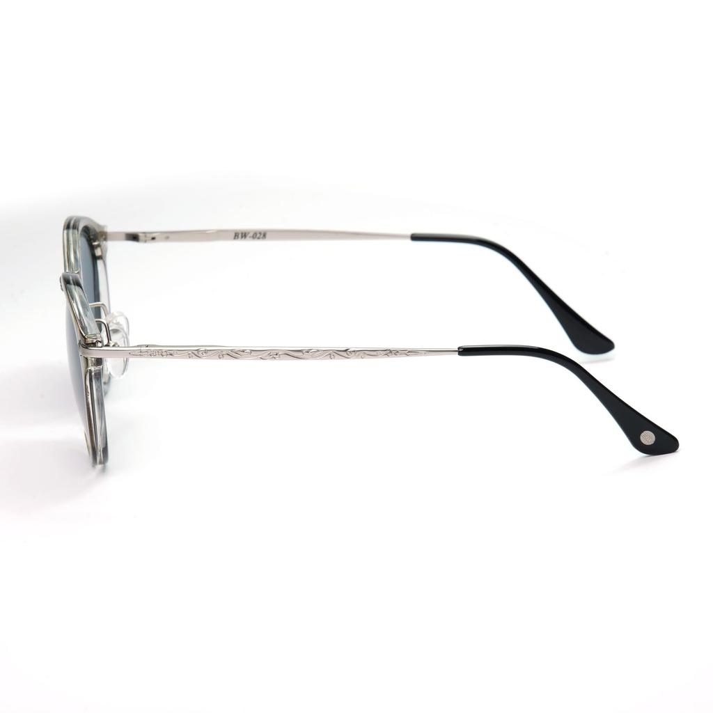 Bunny Walk Polarized Sunglasses Clear Olive SMOKE Unisex BW-028 BW-0280F