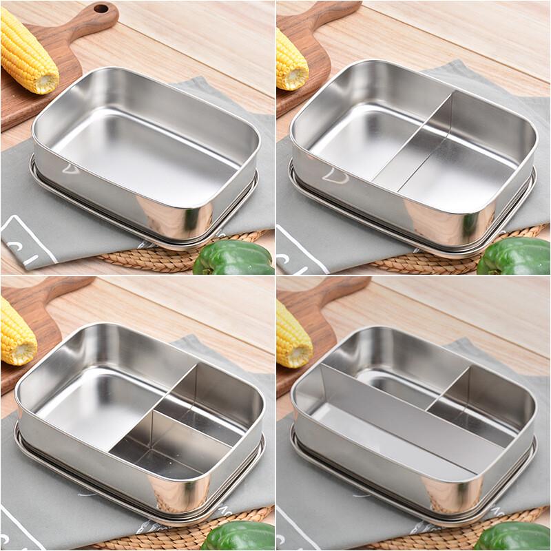 USAN HOME 304 Stainless Steel Rectangular Lunch Box