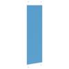 Blue Pleated Roller Blind 60X200 Cm Fabric Width 59.4 Cm