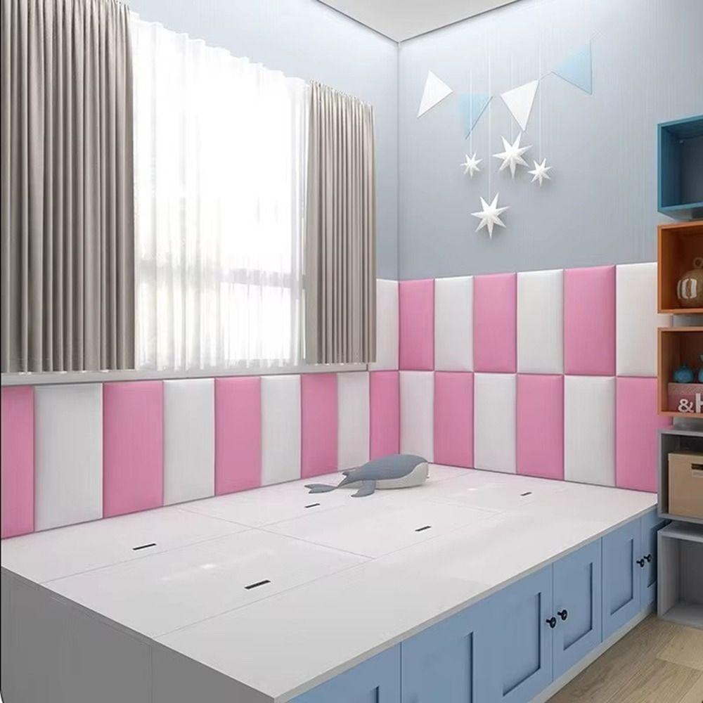 Anti-collision Self Adhesive Wall Stickers Waterproof Wall Decal Thicken Tatami  Furniture Room TV