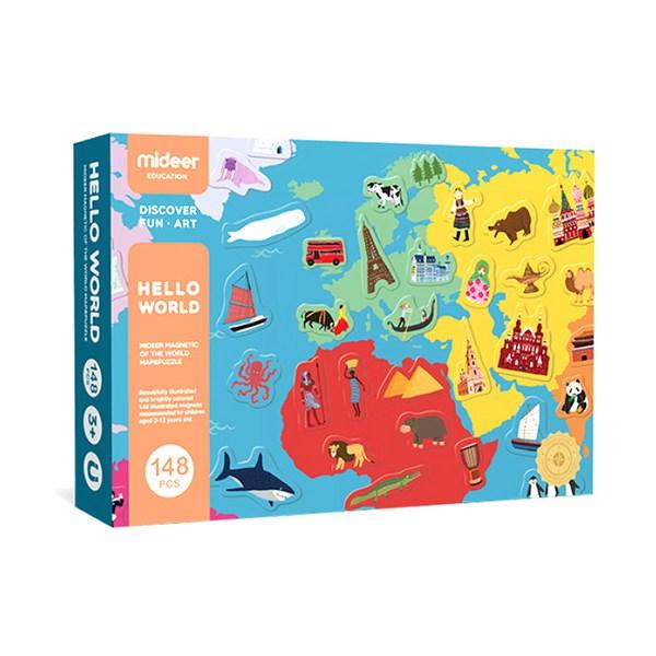 

Путешествие по миру KMD1018, 148 деталей, 1, Лучший пазл для малышей в Корее