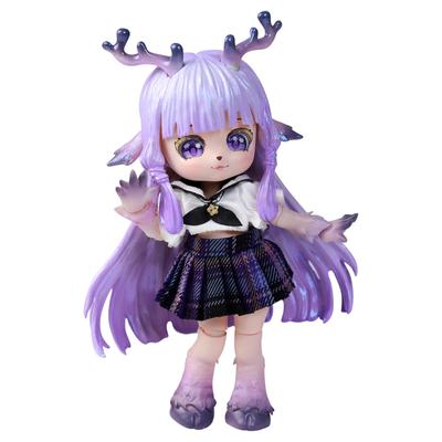 ICY Fortune Days 14 cm BJD-Puppe, Puppe der Beast-Serie, geeignet für DIY-Mädchenpuppen – Set, PVC und ABS, Geschenk, Dekoration, Übung, Sammlung, (Hirsch)