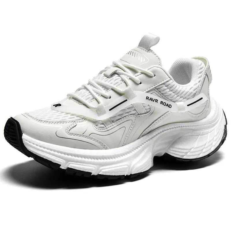 

Dad Shoes Trendy Shoes Casual Shoes Men s Shoes Men s Shoes Casual Sneakers Non Slip Breathable Running Shoe Sporty Outer Door 45 белый