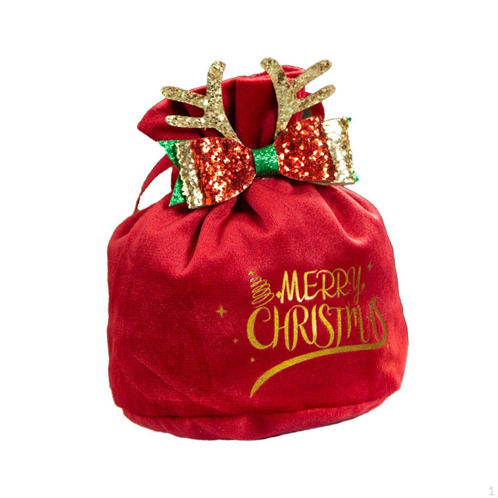 Christmas Bags, Birthday Gift Year Party Velvet Packaging Bags