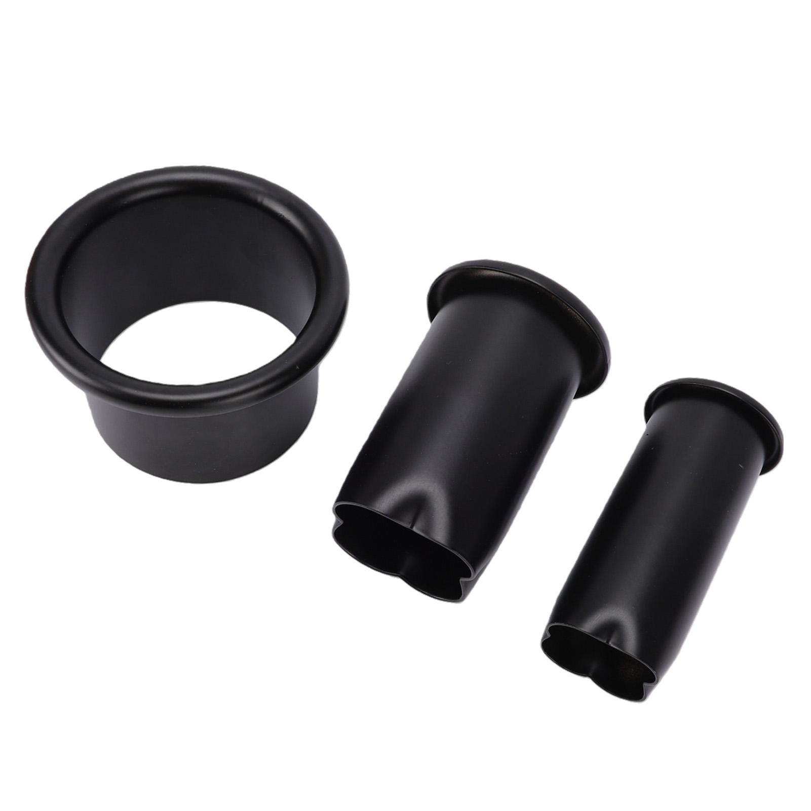 Shoemst Black 3 Sizes Hair Dryer Holder Tray Stainless Steel Blow Dryer Stand For Bathroom Salon
