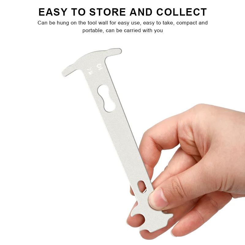 1pc Bicycle Chain Wear Indicator Checker Portable Bike Gauge Measurement Ruler Road Cycling Chain Replacement Repair Tools