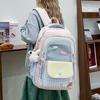 Schoolbag Small Fresh Girl Feeling Schoolbag Primary School Middle School Students High Value Backpack College Style Students Class Backpack