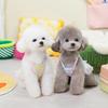Small Dog Pet Clothes Dog Cat Spring and Summer Flower Skirt Bigbear Pomeranian Corgi 11 Lace Edge Suspender Skirt
