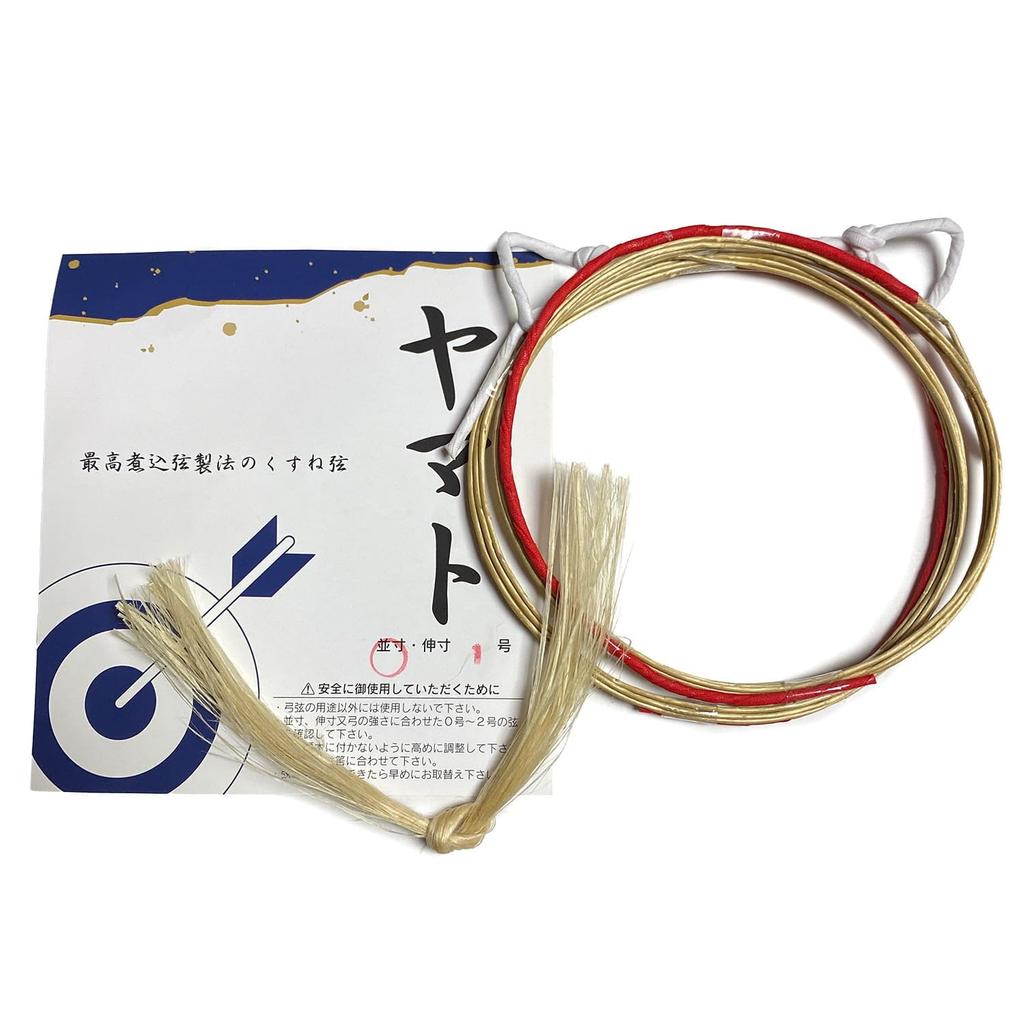 Yamabu Kyugu Store Yamato Standard Size Kyudo Synthetic Fiber - Strings, 2-pack, Length, 1, (Japanese Archery) Equipment, String, C-014