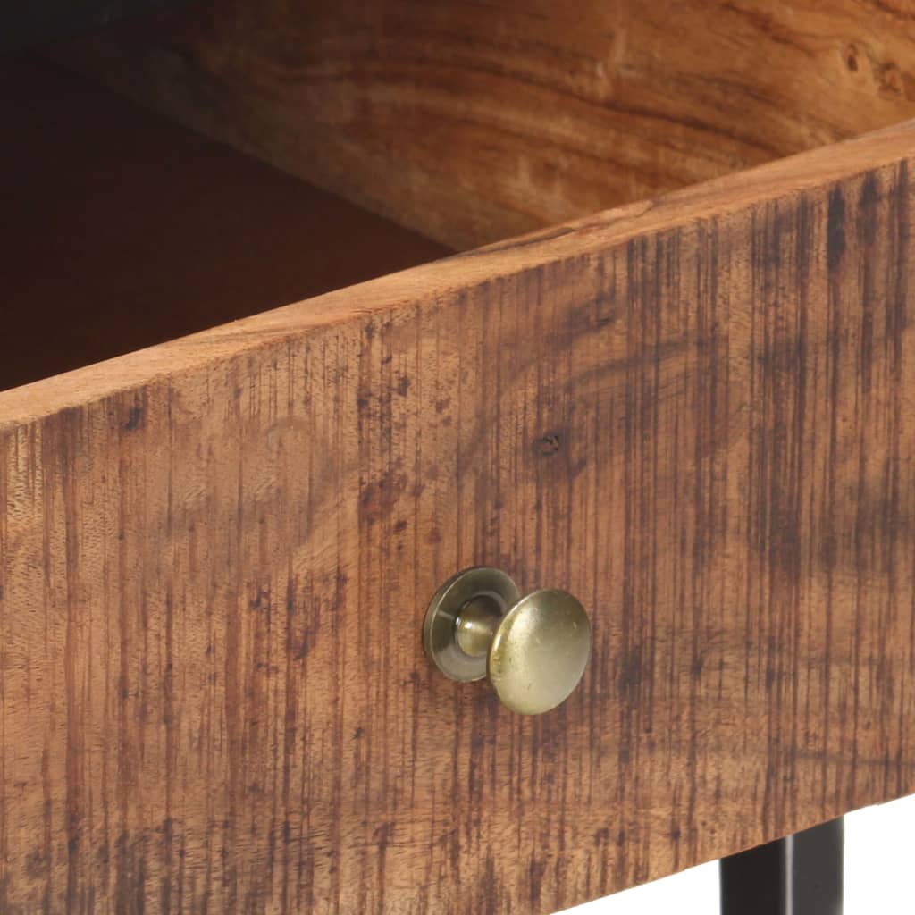 Coffee Table 90x50x40 Cm Rough Acacia Wood