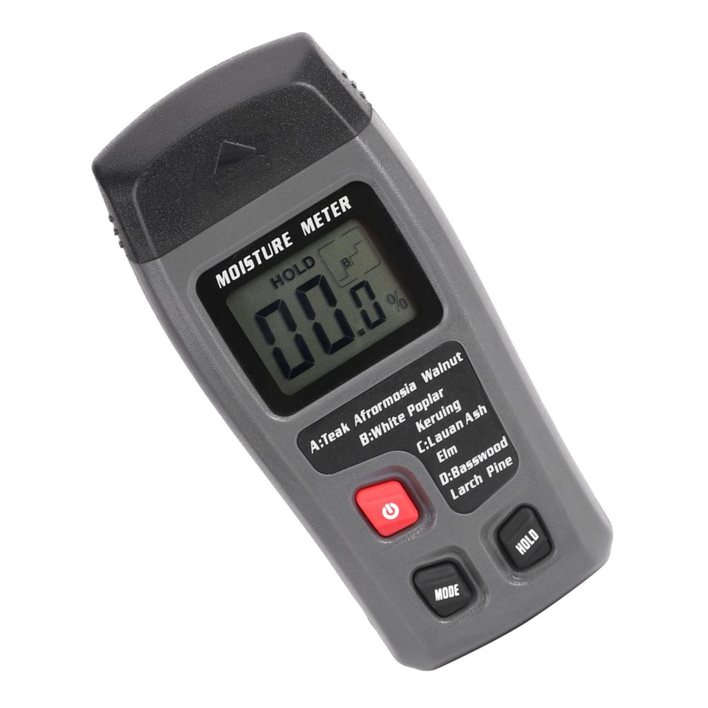Digital Wood Moisture Meter, Handheld LCD Moisture Tester Detector with 2 Test Probe Pens Wood Moisture Tester Hygrometer Wood Moisture