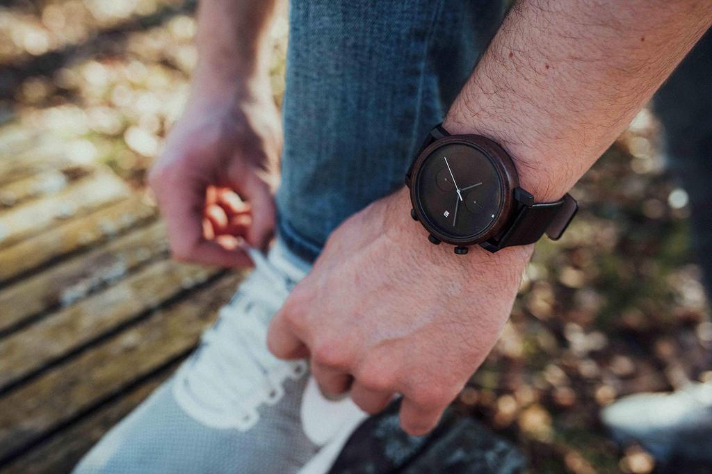 Watch the Shot Shot Charles 43mm Walnut