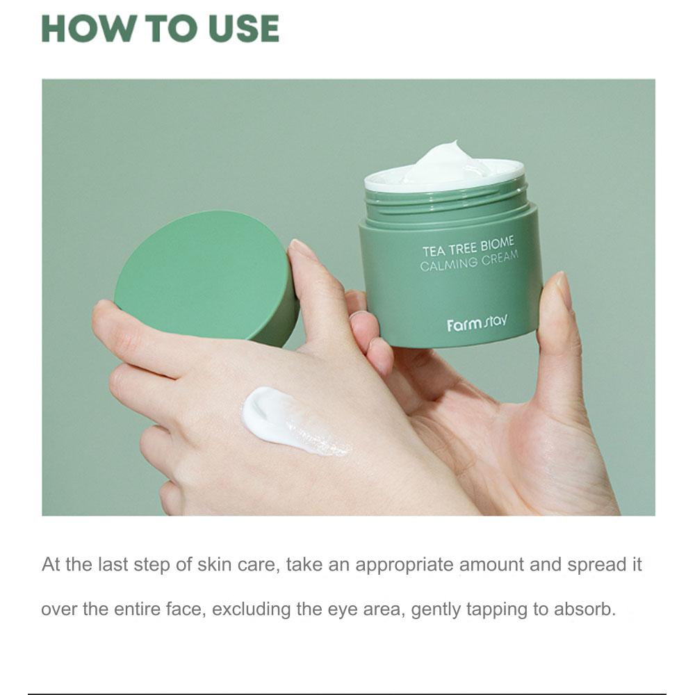 Farmstay Tea Tree Biome Crème Calmante 80 ml