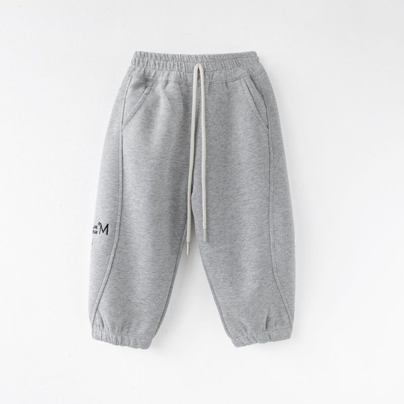 Boys and Girls Casual Pants Spring and Autumn 2024 New Arrival Baby Boy Trousers Thick Children's Sport Pants Loose Sweatpants