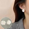Geometric Minimalist Retro Women's Round Ball Ear Cuffs - Trendy Niche Design Earrings