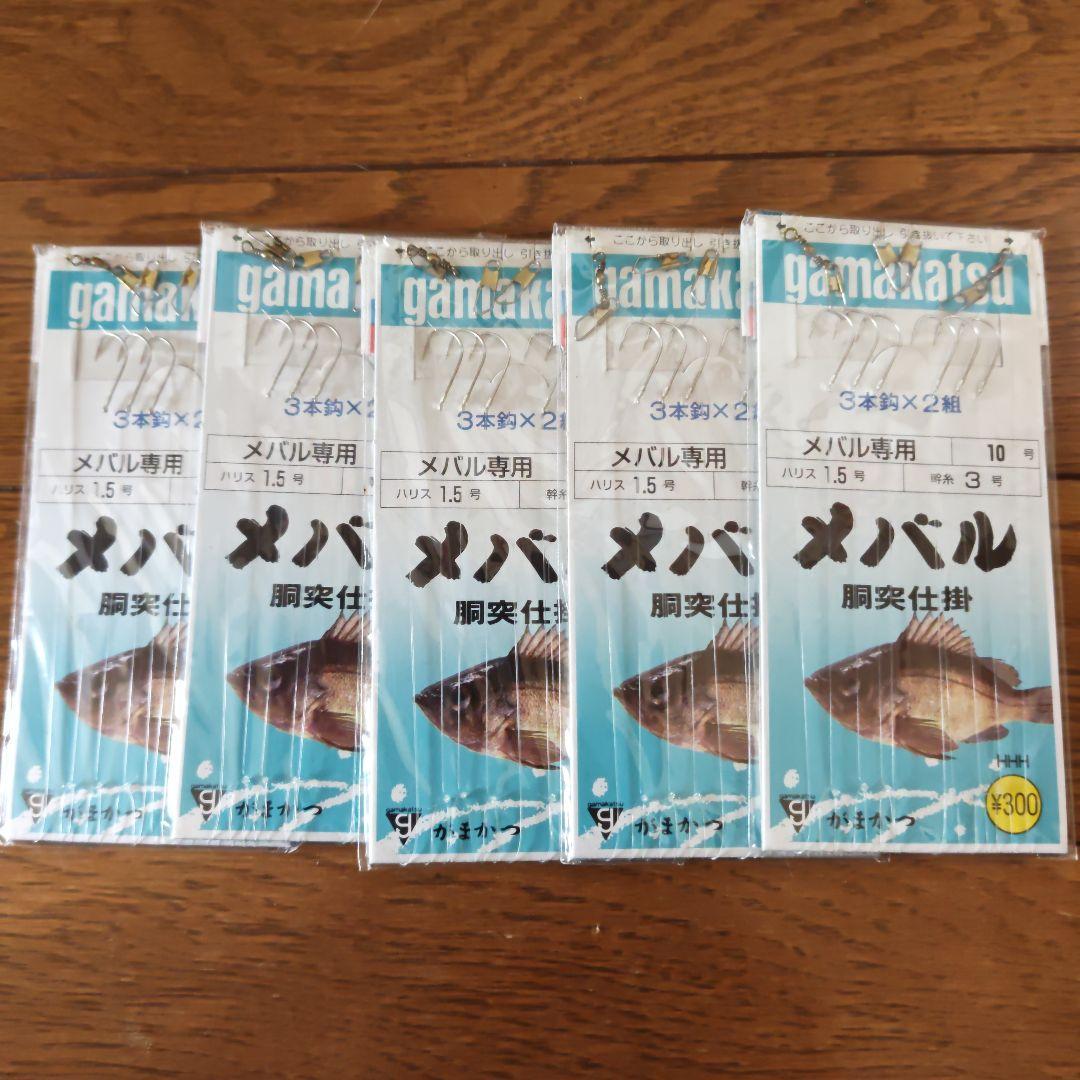 Used Gamakatsu No. 10 Rockfish Dobutsugika Set of 5