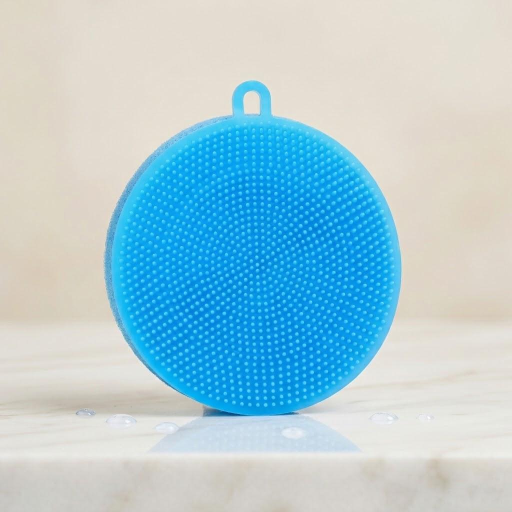 

Kitchen Dish Brush Sponge Multipurpose Cleaning Pots Pans Fruits Vegetables Home Tool Random Colors