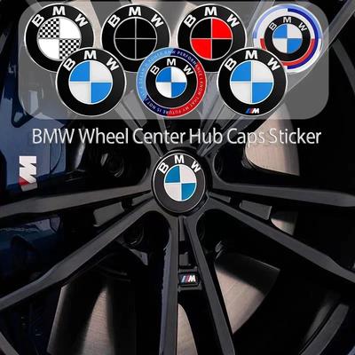 56mm Car Badge Wheel Center Cover Stickers Hub Caps Decal For BMW M M3 M5 M6 X3 E46 E90 E39 F10 F20 F30 G20 E60 E36 Accessories
