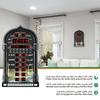 LED Azan Clock Believers Prayer Time Display  with Hijri & Gregorian Calendars Decorative Clock for Home Office Mosque