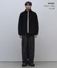 Musinsa Standard Essential Sherpa Fleece High-Neck Jacket [Black]
