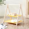 Double-layer Pet Hammock Comfortably Cats Swing Indoor Delicate Rest Area Thickened Pet Cradle Solid Wood Hanging Cat Hammack