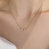 18K Gold-Plated Dolphin & Pearl Necklace for Women