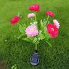 Solar Powered LED Snow Lotus Lights Colorful Solar Lawn Lights Outdoor Solar Lights  for Outdoor