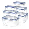 Sealed Five-grain Refrigerator Storage Box, Thickened Food Freezing Storage Box, Kitchen Square Transparent Box, Fresh-keeping Box
