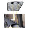 2Pcs Black Vehicle Door Covers Guard Anti Scratch Rear Seat Pet Door Stop  Interior Accessories