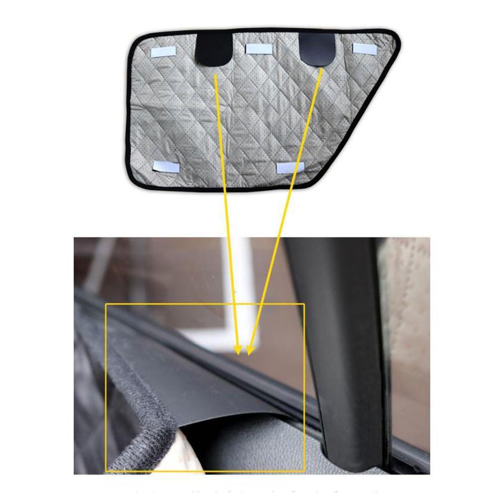 2Pcs Black Vehicle Door Covers Guard Anti Scratch Rear Seat Pet Door Stop  Interior Accessories
