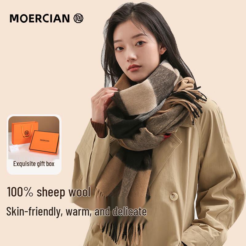 Muerxi Women's Pure Wool Scarf