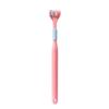 3 Sided Toothbrush Adult Three Headed U-shaped Macaroon Color Toothbrush GZW