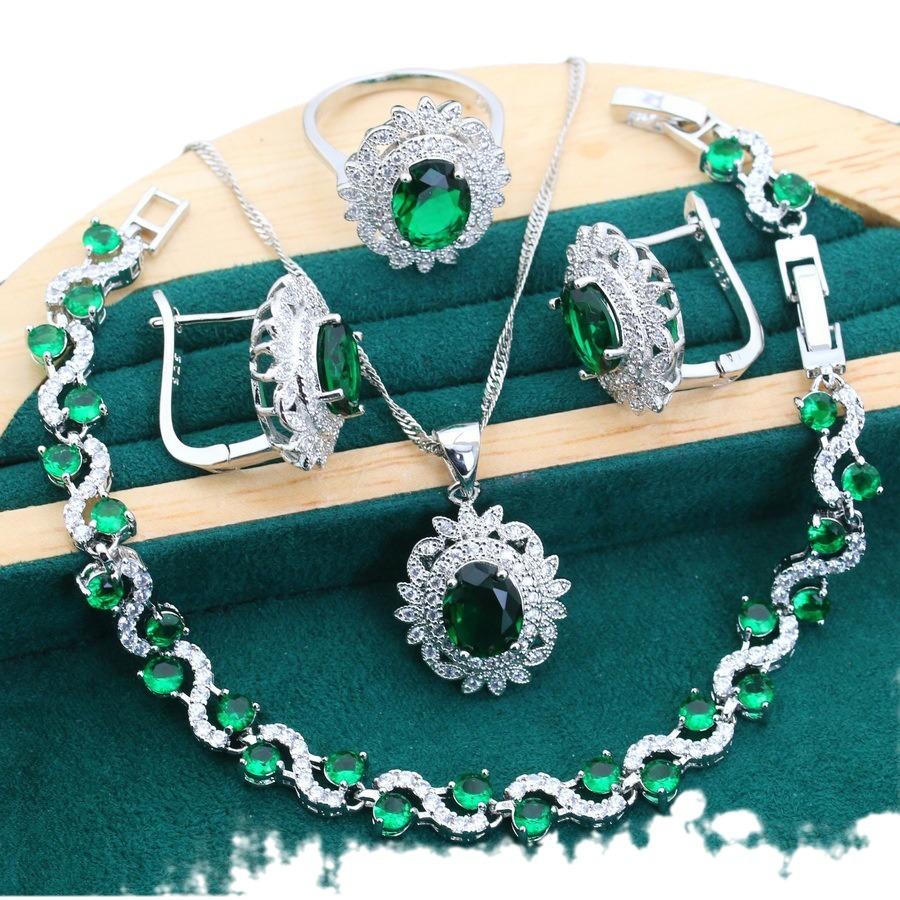 Luxe European and N Style Zircon Set Jewelry Earrings Rings Bracelets Necklaces Mothers Day Gifts