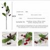7PCS Cherry Faux Berry Branches Floral Arrangement Red Cherry Decorative Branches  Desktop Ornament