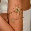 Bohemian Style Open Arm Ring Sunflower Arm Bracelet Fashion Arm Bangle  Jewelry Gift
