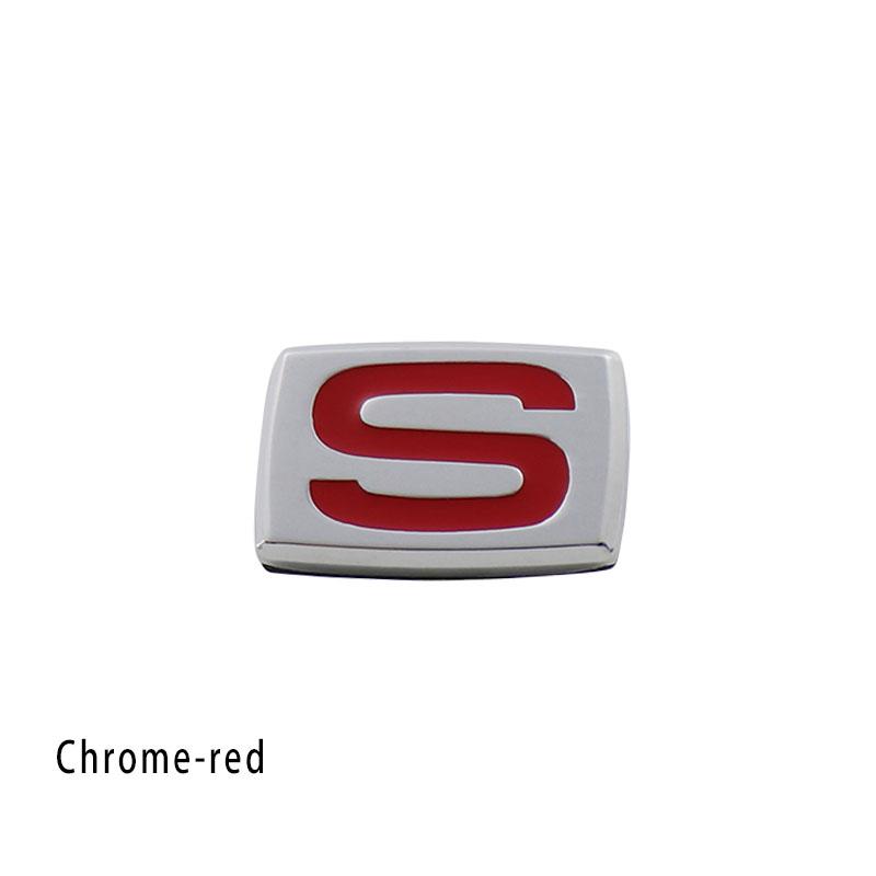 3D Car Styling S Sports for car Hood Fender trunk Rear Bonnet Nameplate Decal Emblem Badge Sticker