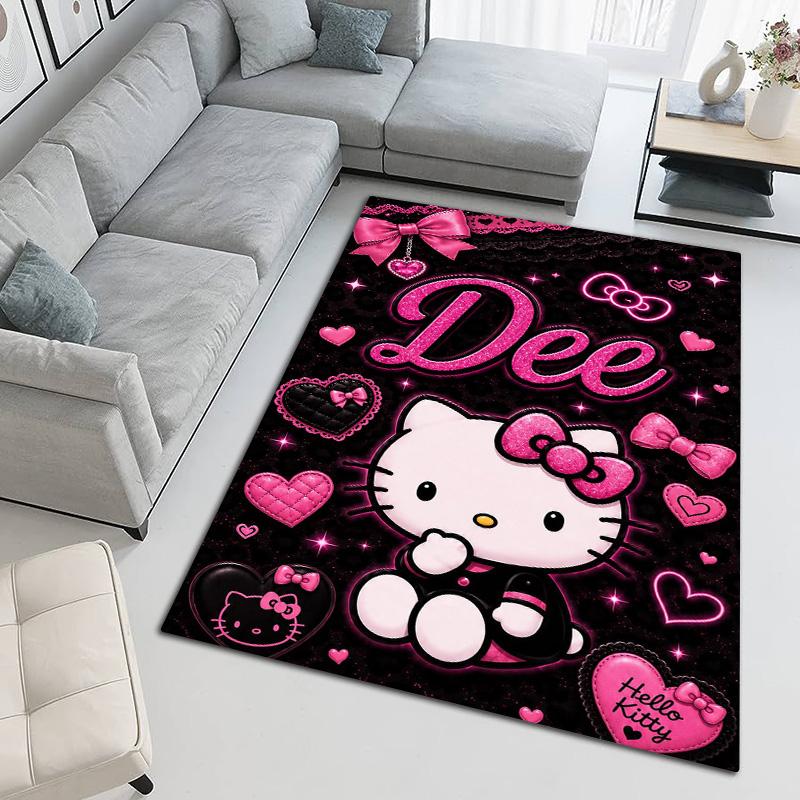 Hello Kitty Pink Bubble Garden Carpet Doormat Living Room And Bedroom Mats Art Room Bathroom Mat