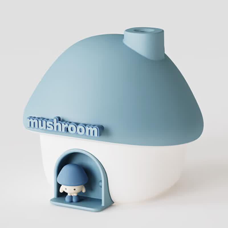 Rechargeable Mushroom House Sunset Lamp Humidifier