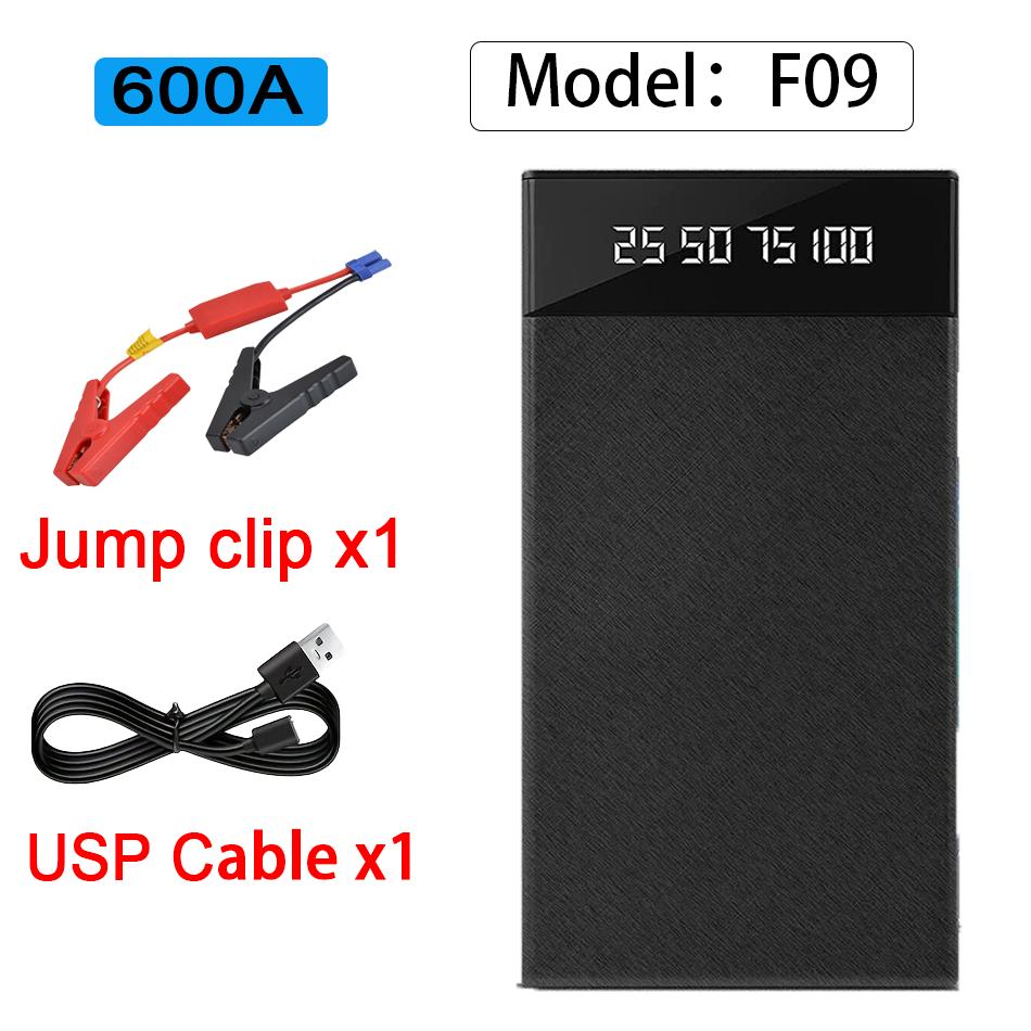 

16800mAh Автомобильное зарядное устройство для автомобильного Power Bank Booster 12V пусковое устройство для бензинового и дизельного автомобиля Jump Starter чёрный