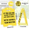 3D Office Prank Ornament - Acrylic Desktop Stand for Colleague Practical Jokes Humorous Workplace Gifts and Funny Desk Decor