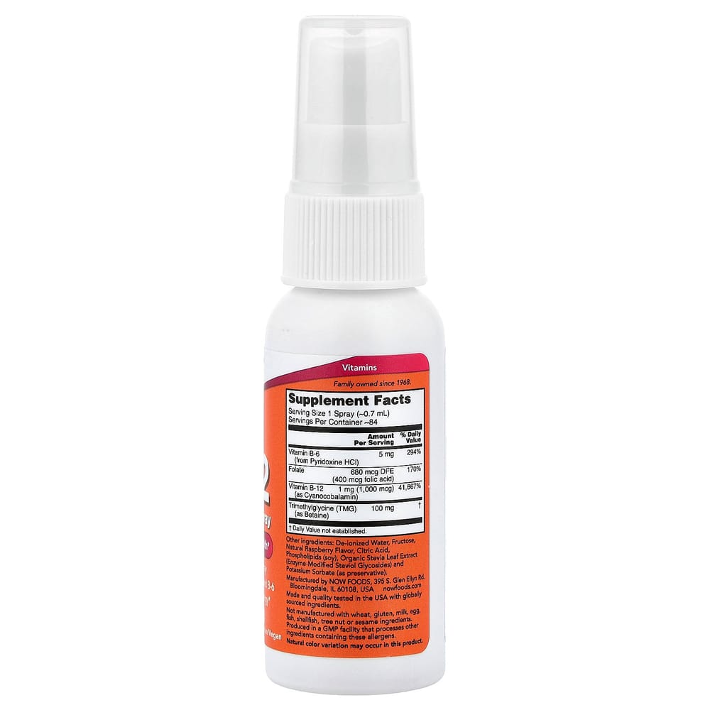 iHerb Now Foods B-12 Liposomal Spray 1000 mcg Liquid 2 fl oz (59 ml)