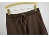 Women's Autumn Winter Knit Sweater and Wide-Leg Pants Set