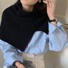 Pullover Scarf Turtleneck Furcal Neckercief Winter Women Warm Scarf Solid Color Neck Cover Lady Fashion Neckscarf  Shawl