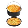Round Air Fryers Pads Carbon Steel Liners Nonstick Cooking Accessory Air Fryers Basket Suitable for Air Frying Use