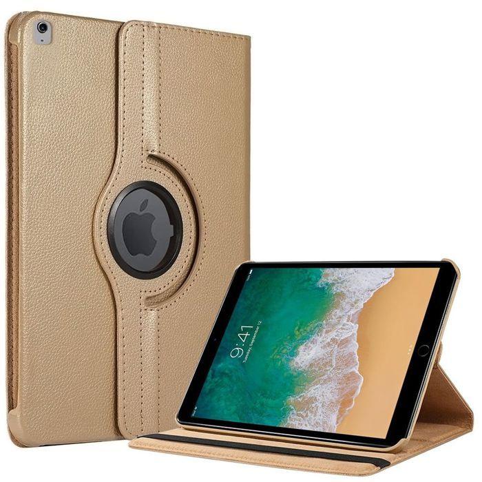 Protective Case - BOOLING - for iPad Air 3 / for iPad Pro 10.5" - 360° Shockproof - Golden Faux Leather